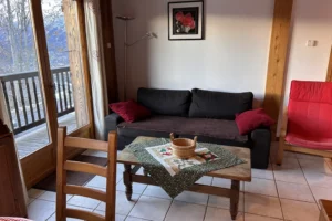 Chalet Fluorite aux Houches face au Mont-Blanc-interieur