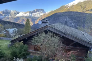 Chalet Les Houches face au Mont-Blanc